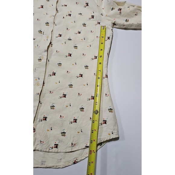 United By Blue All Over Ice-Fishing Print Shirt Women's XS - Picture 7 of 13